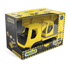 Wader : Tech Truck kosaras darus autó - 29 cm autópálya és játékautó