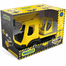 Wader Tech Truck Markolós teherautó dobozban 27 cm – Wader autópálya és játékautó