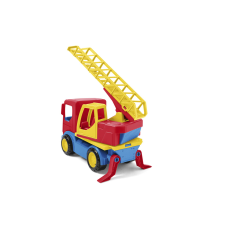 Wader Tech Truck tűzoltóautó - Piros/sárga (35319) autópálya és játékautó