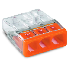 WAGO 2273-203 COMPACT Vezetékösszekötő - Áttetsző (100db/csomag) (2273-203) asztali számítógép kellék