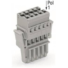 WAGO HUNGÁRIA Kft. Wago 1 vezetékes anyacsatlakozó, szürke (769-108/021-000) villanyszerelés