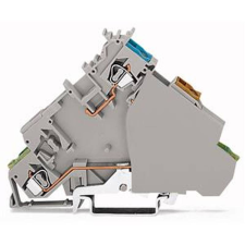 WAGO HUNGÁRIA Kft. WAGO 280-577 4 vezetékes érzékelő betápsorkapocsföldelő csatlakozással, szürke villanyszerelés