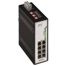WAGO HUNGÁRIA Kft. Wago ipari Switch8Port, fekete (852-102) villanyszerelés