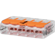  Wago vezeték összekötő rögzítő-leválasztókkal 221-415 5 darab villanyszerelés