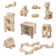 WALACHIA fa építőkészlet Construct easy box 138db barkácsolás, építés