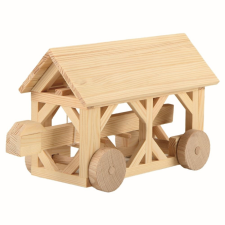 WALACHIA fa építőkészlet faltörő kos 87db barkácsolás, építés