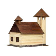 WALACHIA Ház építős játék fából Tűzoltó állomás Walachia barkácsolás, építés