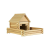 WALACHIA Set constructie arhitectura Vario Massive Mini, 91 piese mari din lemn, Walachia