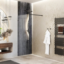 Walk-in zuhanyparaván 100 cm Roth MELINA line MI TWF 100200 NPE kád, zuhanykabin