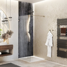  Walk-in zuhanyparaván 120 cm Roth MELINA line MI TWF 120200 GPE kád, zuhanykabin