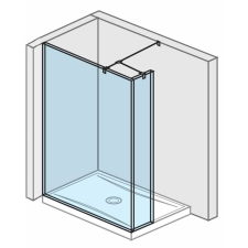 Walk-in zuhanyparaván 140x20 cm Jika Pure H2674280026681 fürdőszoba kiegészítő
