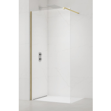 Walk-in zuhanyparaván 85 cm SAT sárgaréz SATBWI85PRMO kád, zuhanykabin