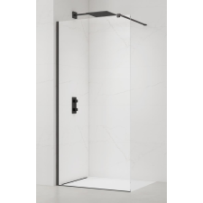  Walk-in zuhanyparaván 95 cm SAT PVD Gun metal SATBWI95PRGM kád, zuhanykabin