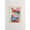  Wallity Decorative Framed MDF Painting Multicolor Artsrmdl13