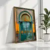 Wallity Decorative Framed MDF Painting Multicolor GE120-L