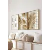  Wallity Decorative Painting Set (3 Pieces) Multicolor Ç-300716 - 5070