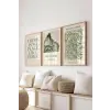 Wallity Decorative Painting Set (3 Pieces) Multicolor Ç-300770 - 3040