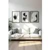  Wallity Dekoratív Keretezett MDF Festmény (3 Darab) Többszínű Huhu436 - 50 x 70