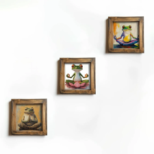  Wallity Dekoratív Keretezett MDF Festmény (3 darabos) Többszínű UKZM075 grafika, keretezett kép