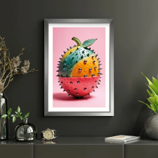  Wallity Dekoratív Keretezett MDF Festmény Többszínű 3752Antct-015 grafika, keretezett kép