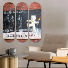  Wallity Dekoratív MDF Festmény (3 darabos) Többszínű 3KY3785 grafika, keretezett kép