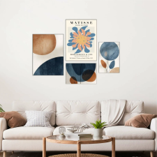  Wallity Dekoratív MDF Kép (4 darabos) Többszínű MDF - 00131 grafika, keretezett kép