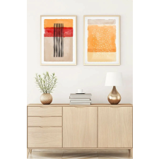  Wallity Díszes keretes MDF festmény (2 darabos) Többszínű Huhu57 - 70 x 50 grafika, keretezett kép