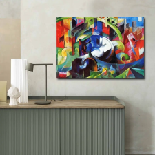 Wallity Franz Marc Dekoratív vászonfestmény, 70x100 cm, Velúr dekoráció
