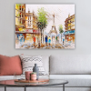 Wallity Lenyűgöző dekoratív vászonfestmény, 70 x 100 cm | 100% vászon, 100% fa keret (3 cm vastag) | Tökéletes a lakberendezés és a művészet szerelmeseinek