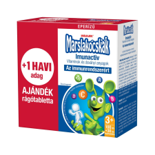  Walmark Marslakócskák Imunactiv rágótabl.eper (100db+30db) 100x+30x vitamin és táplálékkiegészítő