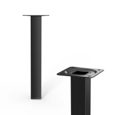 Walteco Bútorláb négyzet alakú 25x25x200 mm fekete bútor