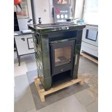  Wamsler Montafon Primo Ceramica kandalló ZÖLD Raktáron kályha, kandalló