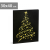 Wando Karácsonyi LED-es hangulatkép fali akasztóval (2 x AA, 30 x 40 cm)