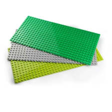 WANGE® 902 | építőjáték alaplap nagy méretű kockákhoz | 32x16 bütyök limezöld/zöld - limezöld barkácsolás, építés