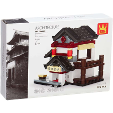 Wange Architecture - Kínai kocsma építőjáték készlet barkácsolás, építés