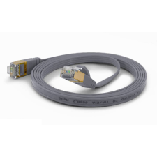 WANTEC FTP CAT6a Patch kábel 1m - Szürke kábel és adapter