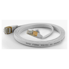 WANTEC Patchkabel FTP  CAT6      q=1,6x6,5mm    0,20m weiß (7002) kábel és adapter