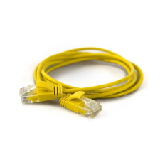 WANTEC Patchkabel UTP  CAT6a           d=2,8mm  0,10m gelb (7281) kábel és adapter