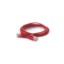 WANTEC Patchkabel UTP  CAT6a           d=2,8mm 10,00m rot (7277) kábel és adapter