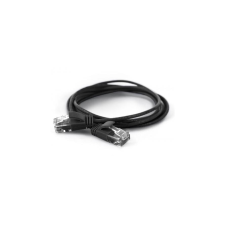 WANTEC Patchkabel UTP  CAT6a           d=2,8mm  1,00m schwar (7313) kábel és adapter