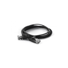 WANTEC Patchkabel UTP  CAT6a           d=2,8mm  1,50m schwar (7314) kábel és adapter