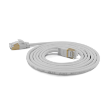 WANTEC SSTP CAT7 Patch kábel 1.5m - Szürke kábel és adapter