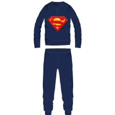 Warner Bros Superman férfi vékony pamut pizsama - jersey pizsama - sötétkék - S gyerek hálóing, pizsama
