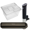  Wartmann Sous Vide Kezdőcsomag - 1000W Rúd, Vákuumozó, 12L Medence