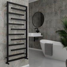  Wasserburg LABYRINTH BLACK Törölközőszárító radiátor 138x60 fűtőtest, radiátor