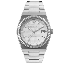 WATCHPEOPLE WP1 - Ezüst, fehér, unisex karóra - 41 mm - (700388) karóra