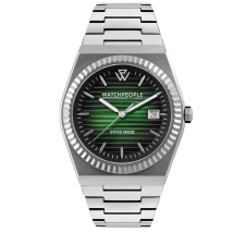WATCHPEOPLE WP1 - Ezüst, zöld, unisex karóra - 41 mm - (700390) karóra