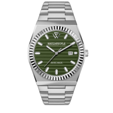 WATCHPEOPLE WP1 - Időtlen zöld, unisex karóra - 41 mm - (701167) karóra