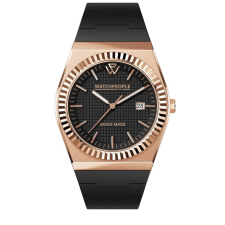 WATCHPEOPLE WP1 - Rozé arany, fekete, női karóra - 36 mm - (701177) karóra