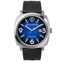 WATCHPEOPLE WP2 - Fekete, kék, ezüst, férfi karóra - 45 mm - (700990) karóra